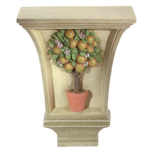 Lemon Topiary Wall Shelf