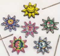 Fimo Sun Incense Holders