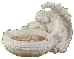 Angel Birdfeeder Bowl