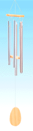 24 in. Wood/Aluminum Wind Chime