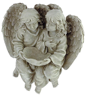 Angels Garden Wall Birdfeeder