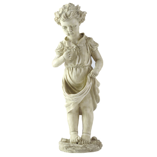 Girl Holding Rose Birdfeeder