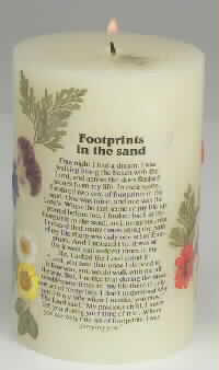 Scented Footprints Candle 