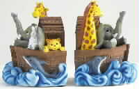 Noah's Ark Bookends