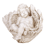 Sleeping Cherub On Shell