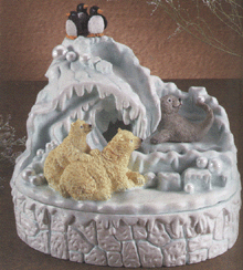 Polar Bear Iceberg Fountain