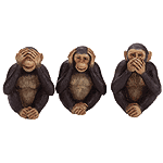 See, Hear, Speak - 3 Figurines